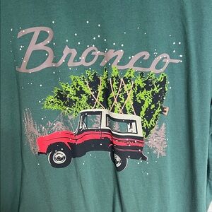 Ford Bronco Forest Green Graphic Tee